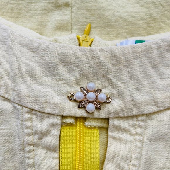 Linen Arizzo straight zipper back women's dress size medium - Picture 3 of 9